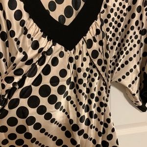 Moa Moa Silky Tie Back Blouse - Sz Lg